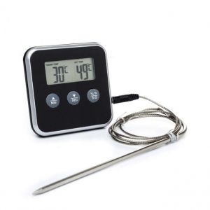 Кухонный электронный таймер-термометр от -50°C до +300°C