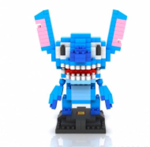 Игрушка Stitch в стиле Minecraft