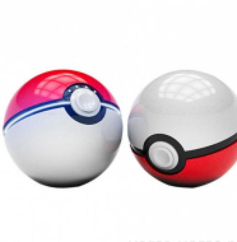 Внешний аккумулятор Покебол Pokeball Power Bank 3D LED 12000mAh 83мм