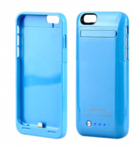 Внешний аккумулятор чехол для iPhone 6/6Plus CUTIE 2800mAh - голубой