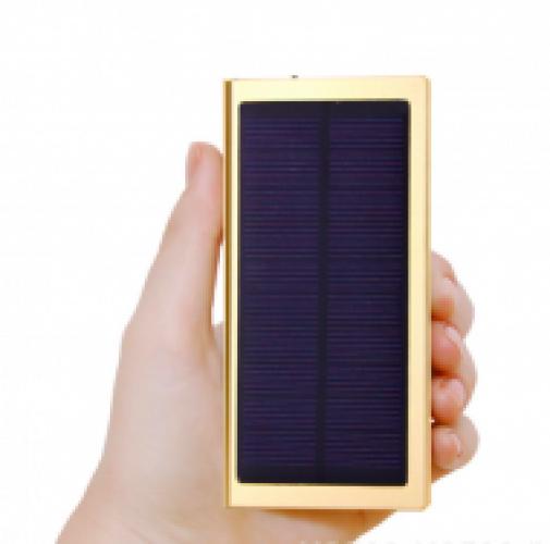 Внешний аккумулятор на солнечных батареях Solar Power Bank 10000mah