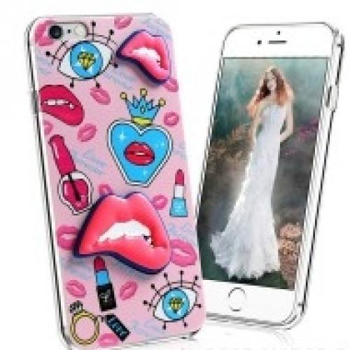 Чехол для iPhone 6/6Plus ROSE LIPS