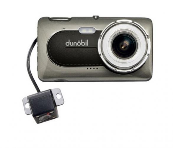 Видеорегистратор Dunobil Zoom Ultra Duo, две камеры, 4, обзор 170°, 1920х1080