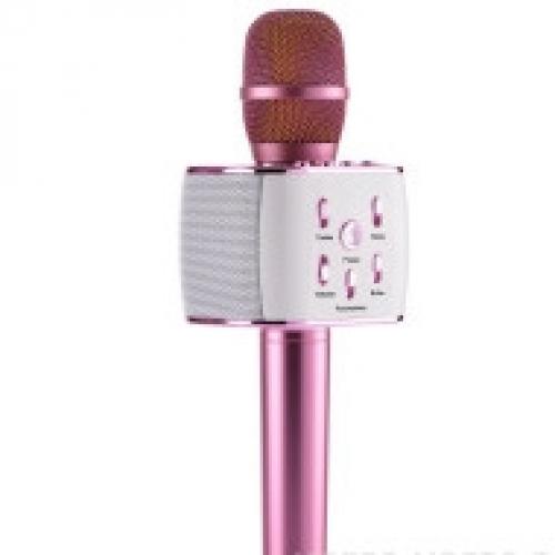 Караоке микрофон Tuxun K10 розовый