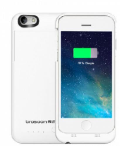 Внешний аккумулятор чехол для iPhone 6/6Plus BROSOON 3000mAh - белый