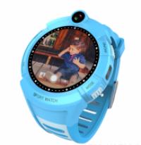 Детские умные часы с GPS трекером Smart Baby Watch Q360 голубые