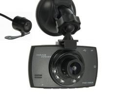 Видеорегистратор TV-114, две камеры, 2.4 TFT, обзор 90-120°