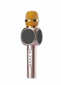 Беспроводной микрофон для караоке Tuxun E103 золотой