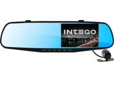 Видеорегистратор INTEGO VX-410 MR, две камеры, 4.3, обзор 120°, 1280x720