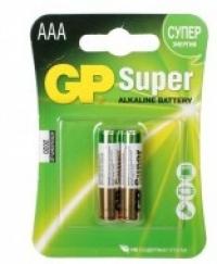 Мизинчиковые батарейки GP Super AAA (2шт.)