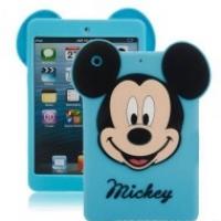 Чехол для iPad mini Mickey Mouse Ушки (голубой)