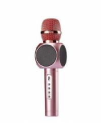 Беспроводной микрофон для караоке Tuxun E103 розовый