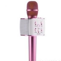 Караоке микрофон Tuxun K10 розовый