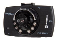 Видеорегистратор Bluesonic BS-B102 PRO, две камеры, 2.7, обзор 120°, 1920х1080