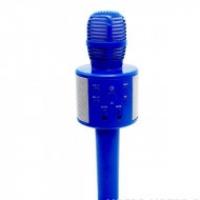 Беспроводной караоке микрофон с колонкой WSTER Q-858 синий