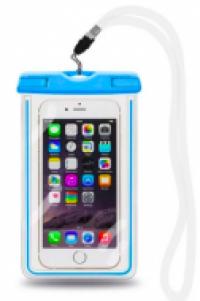 Чехол водонепроницаемый универсальный для iPhone, Samsung, Sony и др. - ГОЛУБОЙ