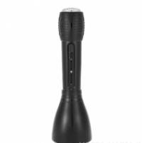 Беспроводной микрофон для караоке Tuxun K01 с колонкой черный