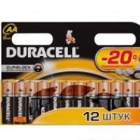 Батарейки Duracell Basic New AA (12 шт.)