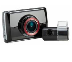 Видеорегистратор Gnet GF 500, две камеры, 3.5, обзор 160°, 1920х1080