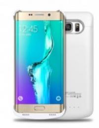 Внешний аккумулятор чехол для Samsung S6 Edge 3400mAh - белый