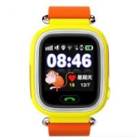 Детские умные часы с GPS трекером Smart Baby Watch Q90 оранжевые